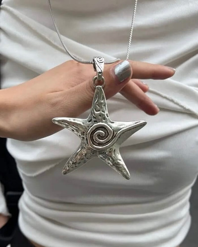 گردنبند اسپیرال ستاره بزرگ